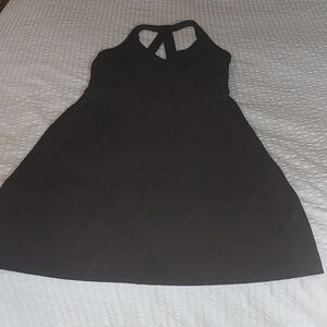 Merrel Opti-Wick Black Sporty Halter Dress SPF 50+ Size Medium